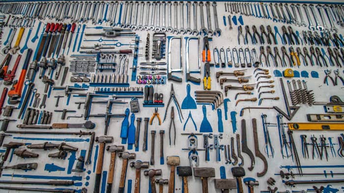 Tools, construction, repair